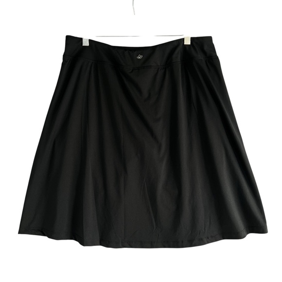 YOGIPACE Women's Modest Skirt Skort Black Size Extra Large XL - Picture 1 of 9